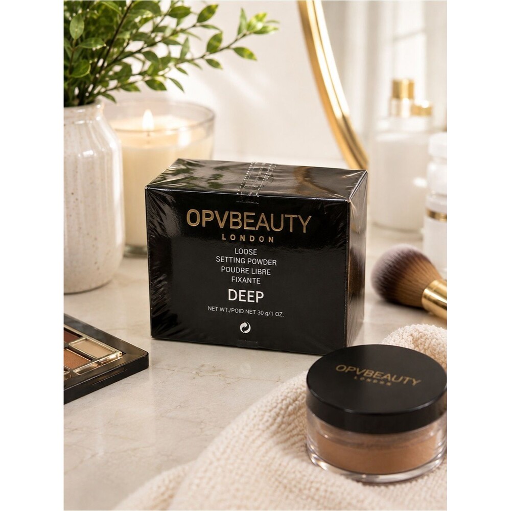 OPV Beauty London Loose Setting Powder Deep